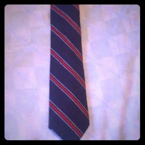 Navy Blue and Red tie